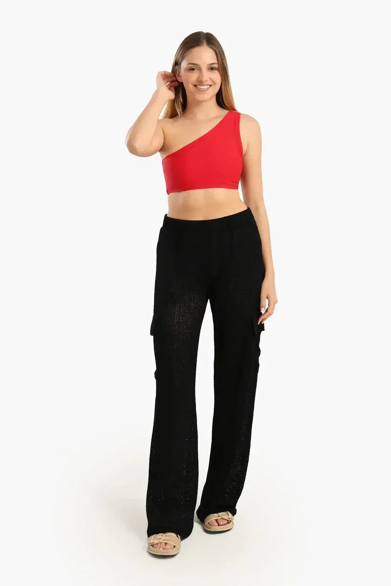 Knitted Baggy Beach Pants - Carina 9