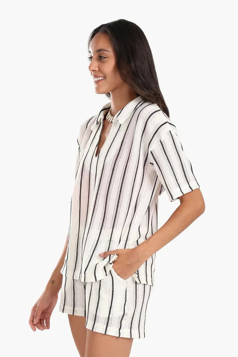 Chic Striped Beach Set - Carina 5