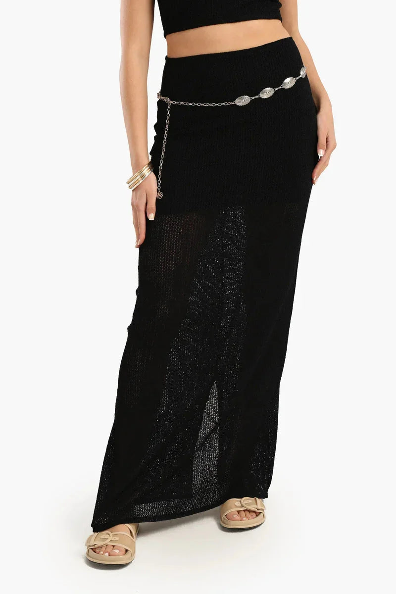 Carina - 2 Pieces Knitted Beach Set 5