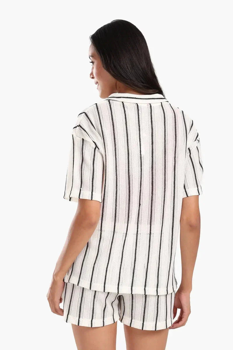 Chic Striped Beach Set - Carina 3