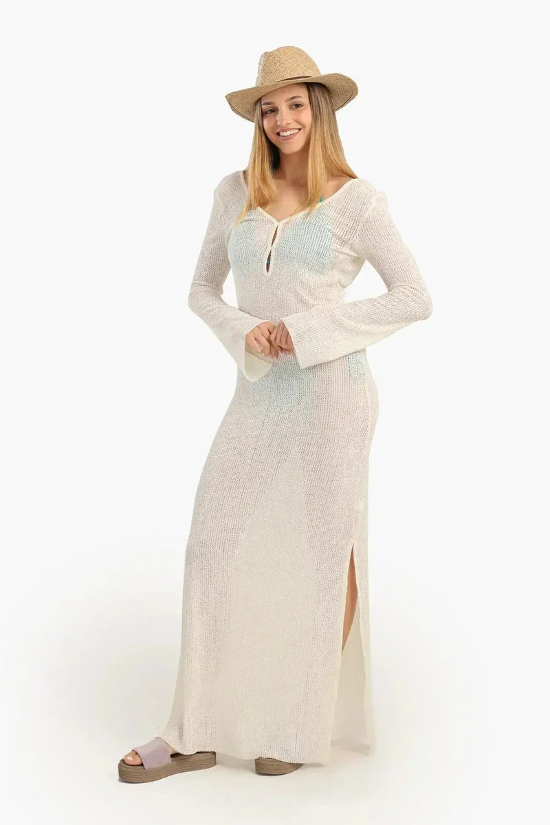Knitted Long Beach Dress - Carina 2