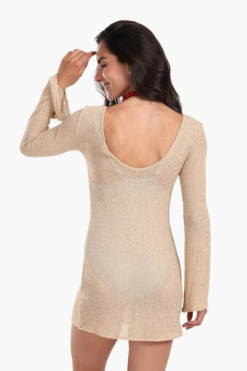 Carina - Knitted Short Beach Dress 6