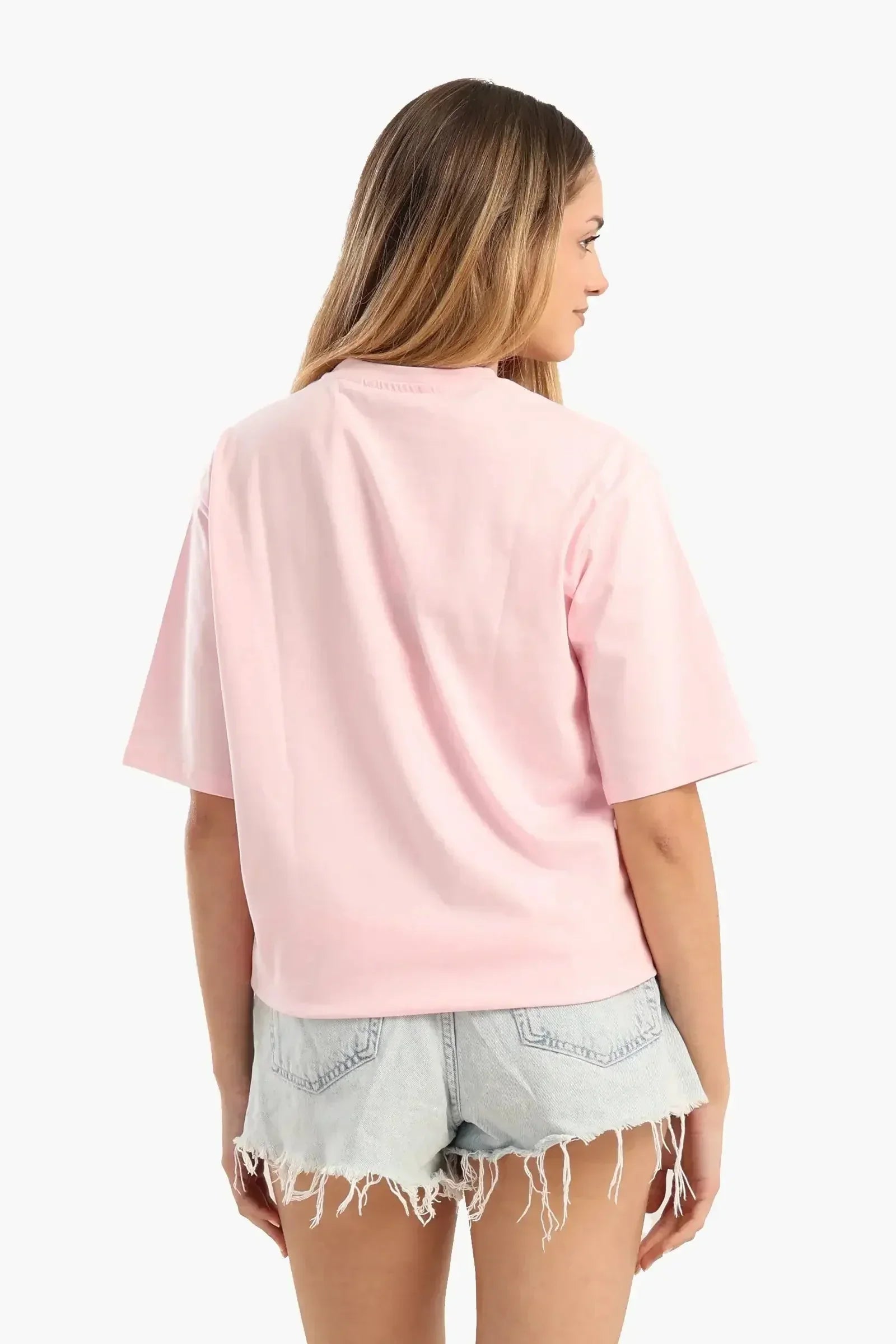 Carina - Pink Slip-On T-Shirt 4