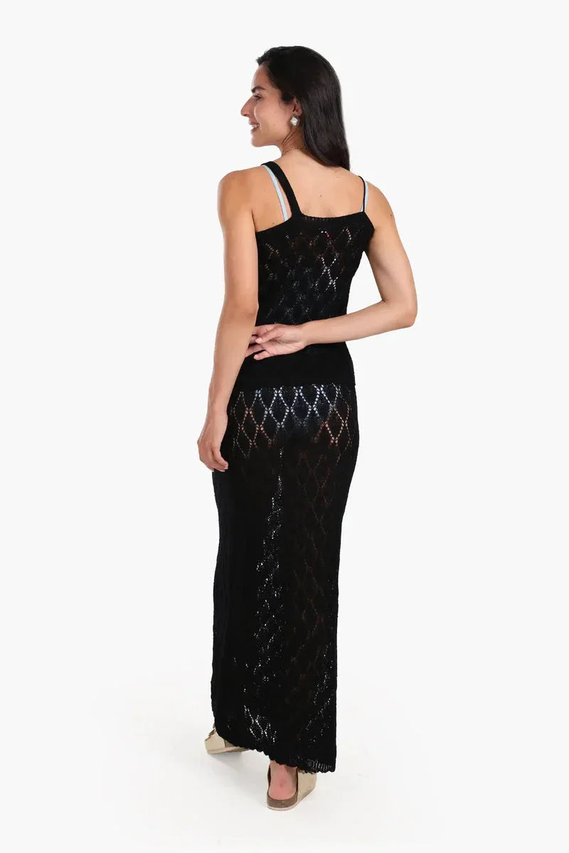 Carina - Sleeveless Knitted Beach Set 12