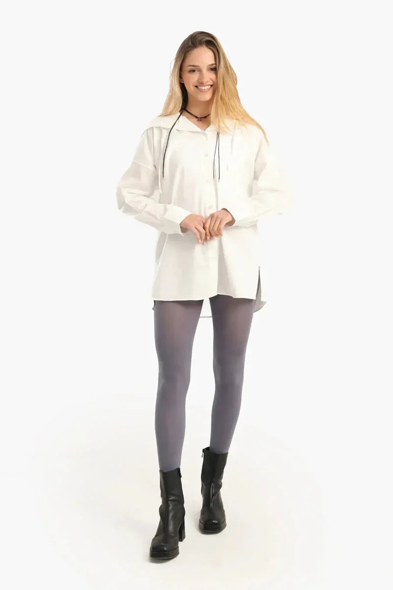 Carina - Relaxed-Fit Hooded Shirt 9