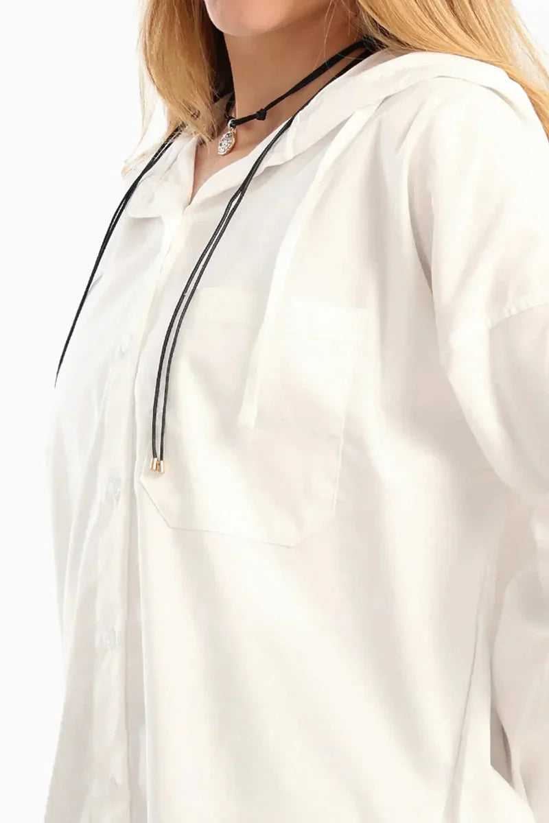 Carina - Relaxed-Fit Hooded Shirt 7