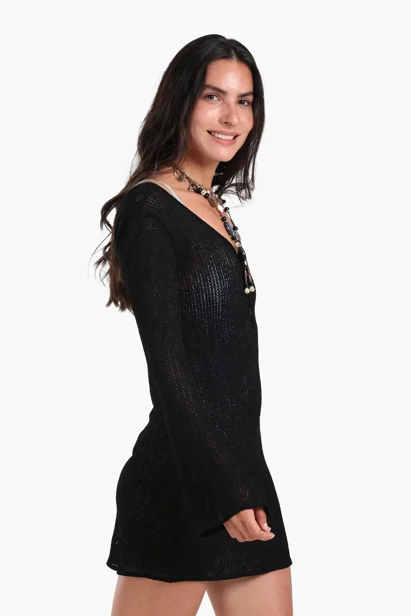 Carina - Knitted Short Beach Dress 10