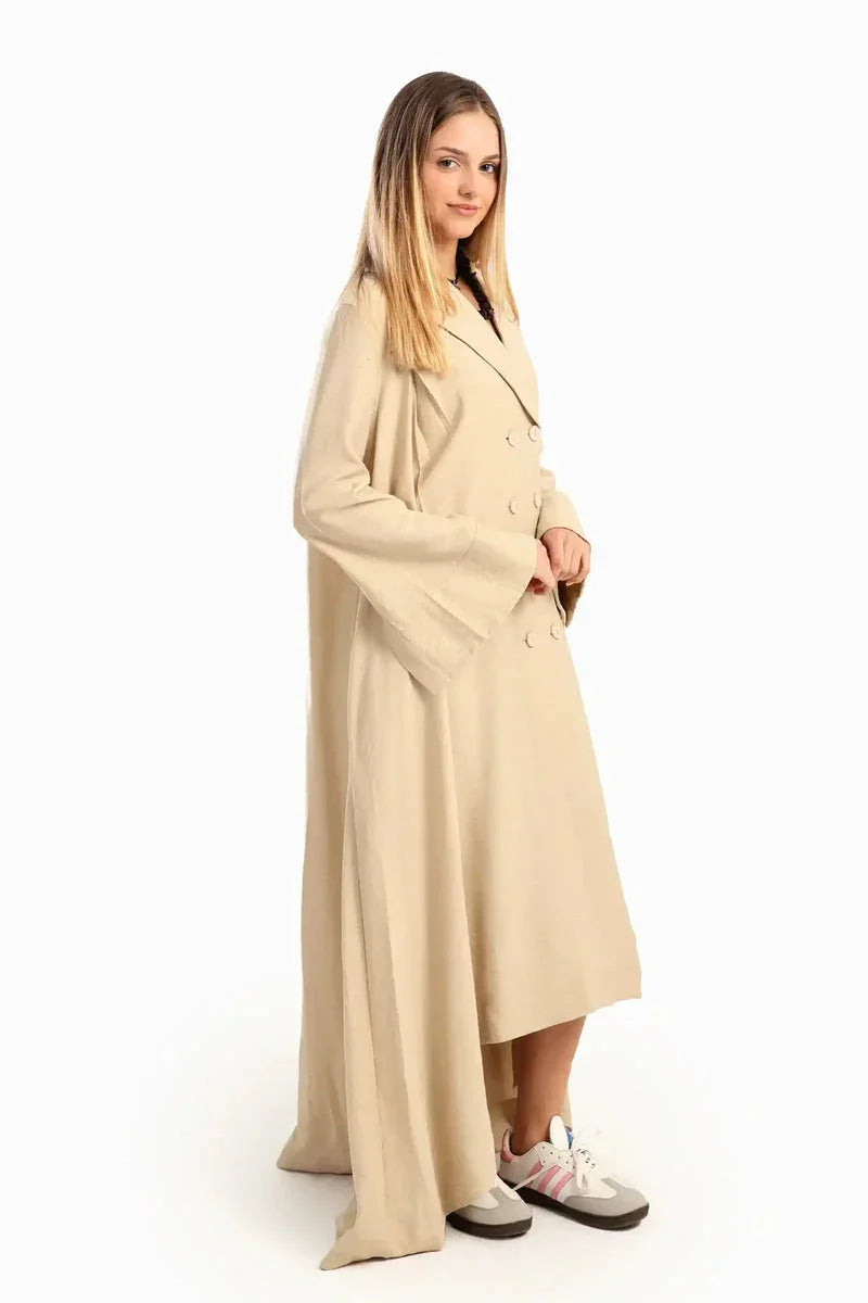 Carina - Double-Breasted Trench Cardigan 6