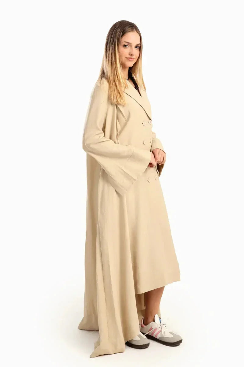 Carina - Double-Breasted Trench Cardigan 6
