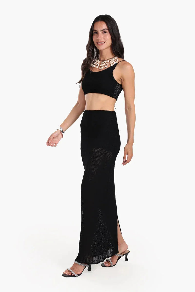 Carina - 2 Pieces Knitted Beach Set 3