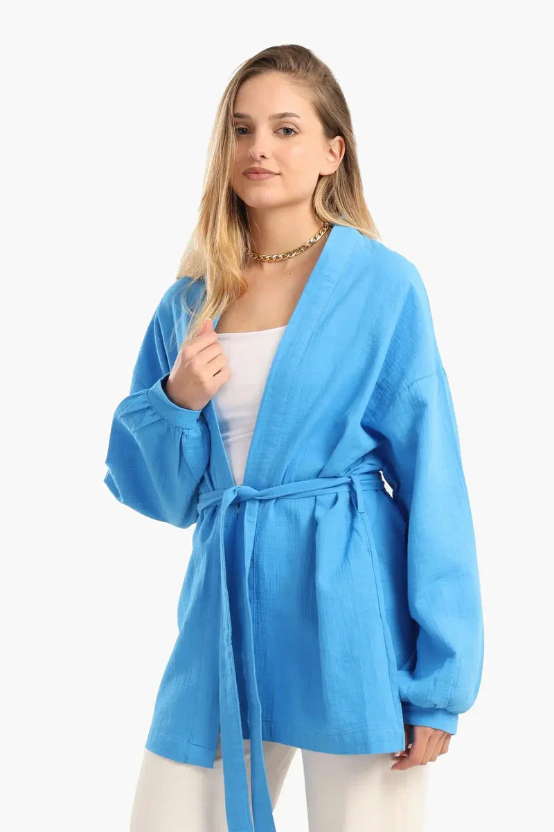 Carina - Tencel Open Front Cardigan 5