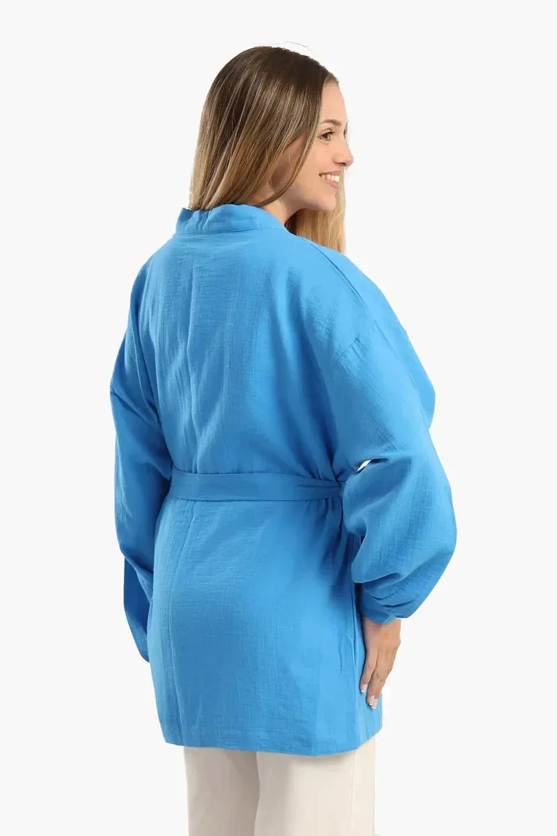 Carina - Tencel Open Front Cardigan 8