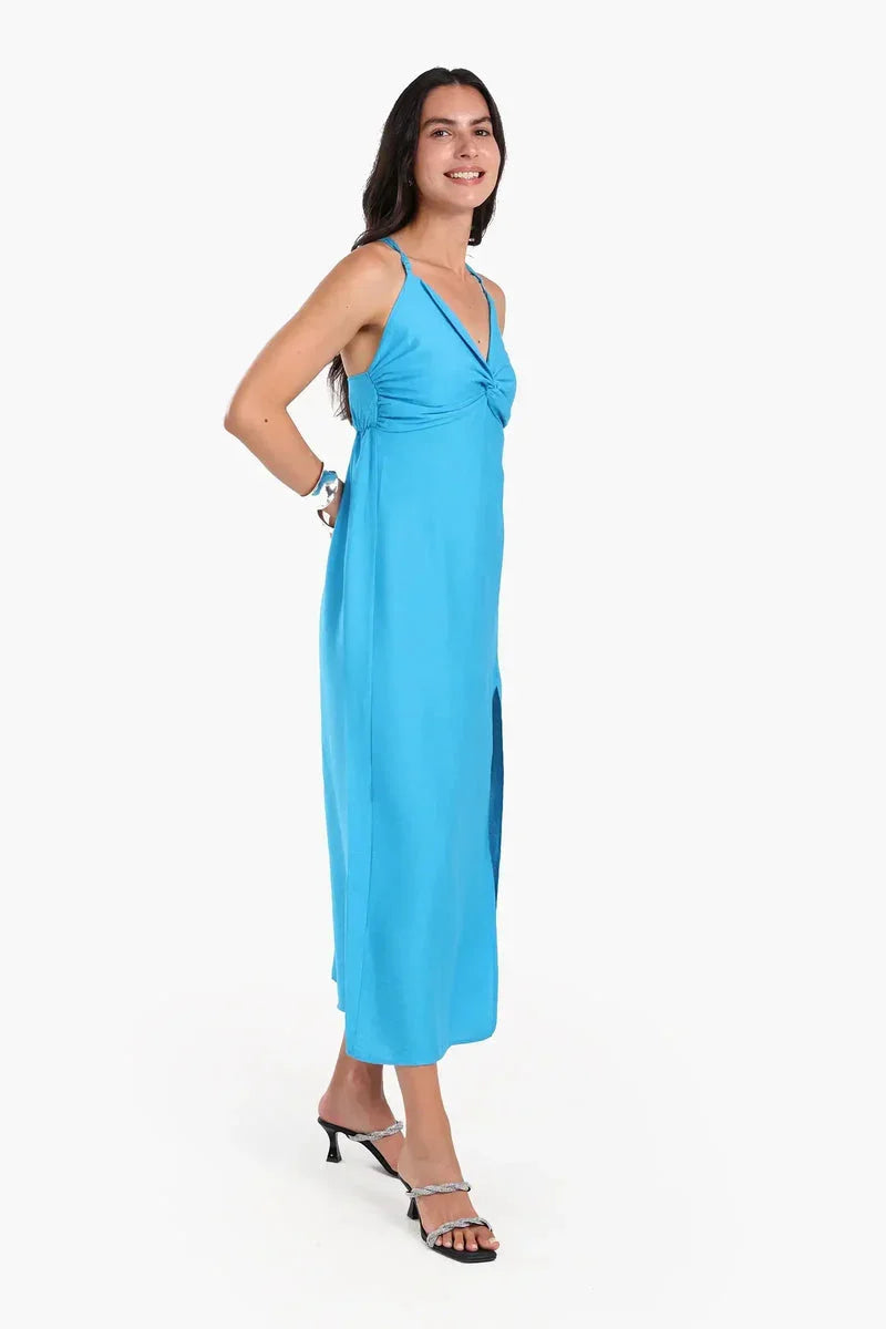 Carina - Crisscross Back Midi Dress 4