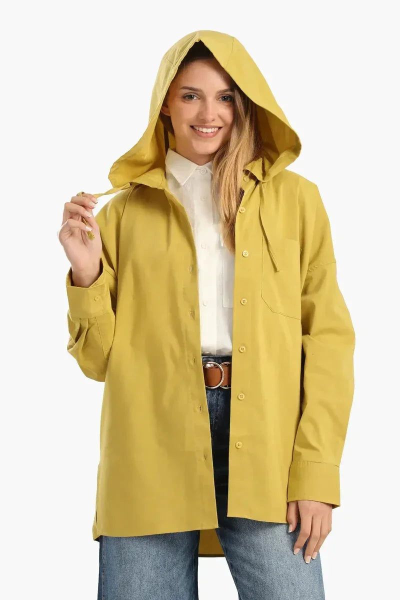 Carina - Relaxed-Fit Hooded Shirt 2