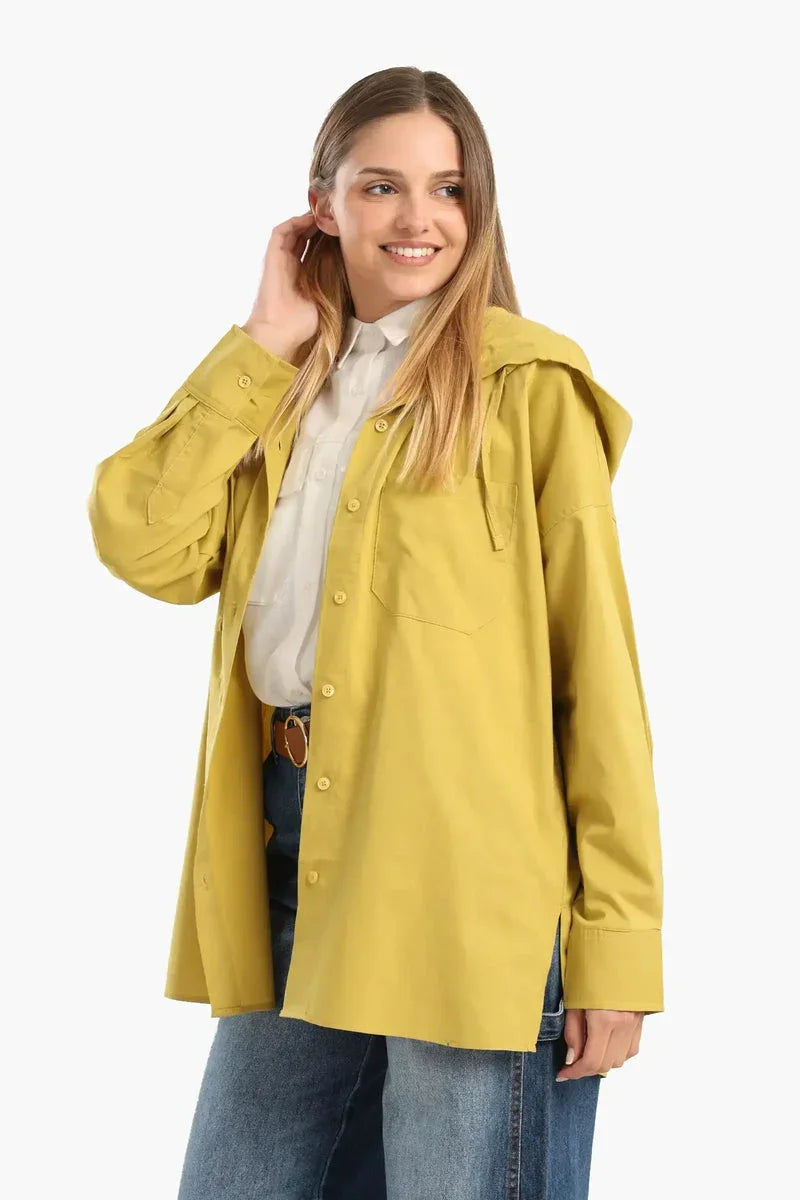 Carina - Relaxed-Fit Hooded Shirt 4