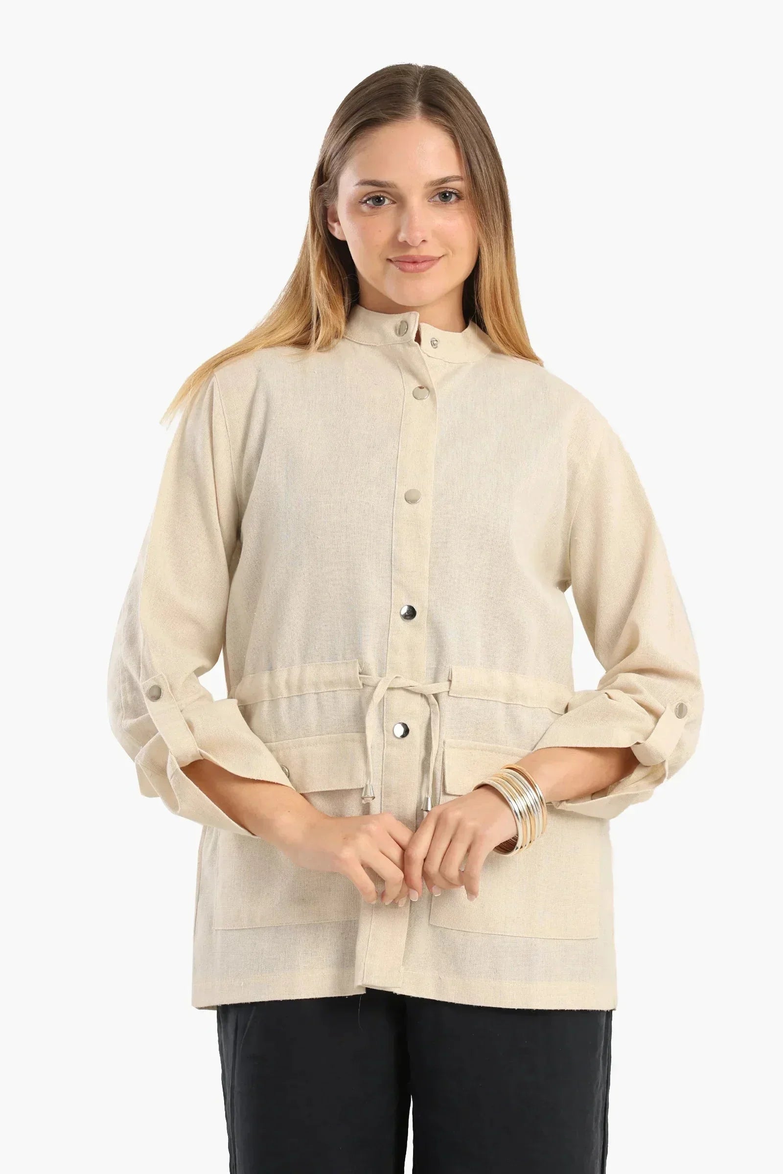 Carina - Cotton Regular-Fit Jacket 1