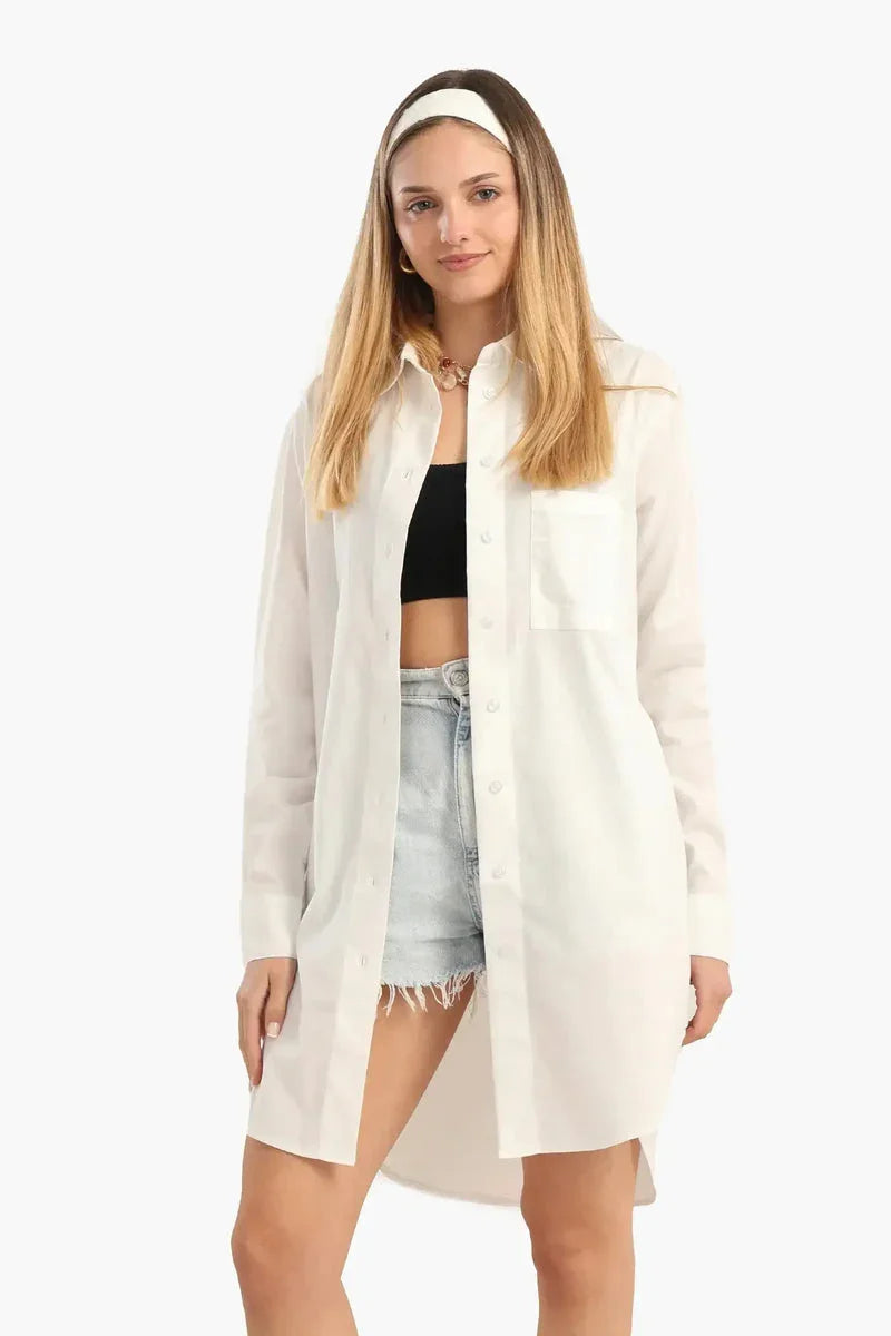 Carina - Cotton Button-Down Shirt 4