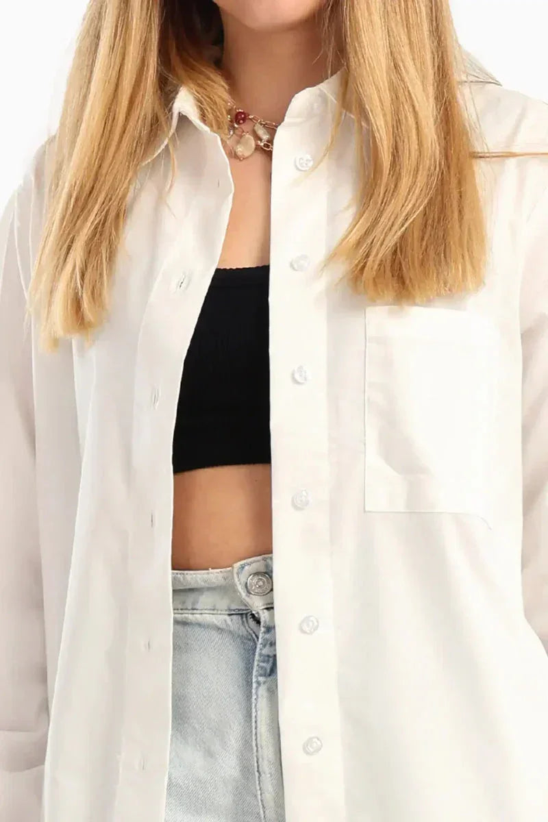 Cotton Button-Down Shirt - Carina 8