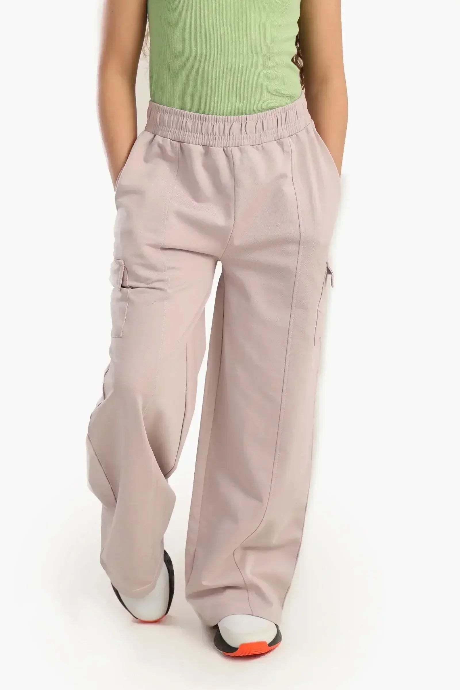 Carina - Girly Wide-Leg Cargo Pants 4