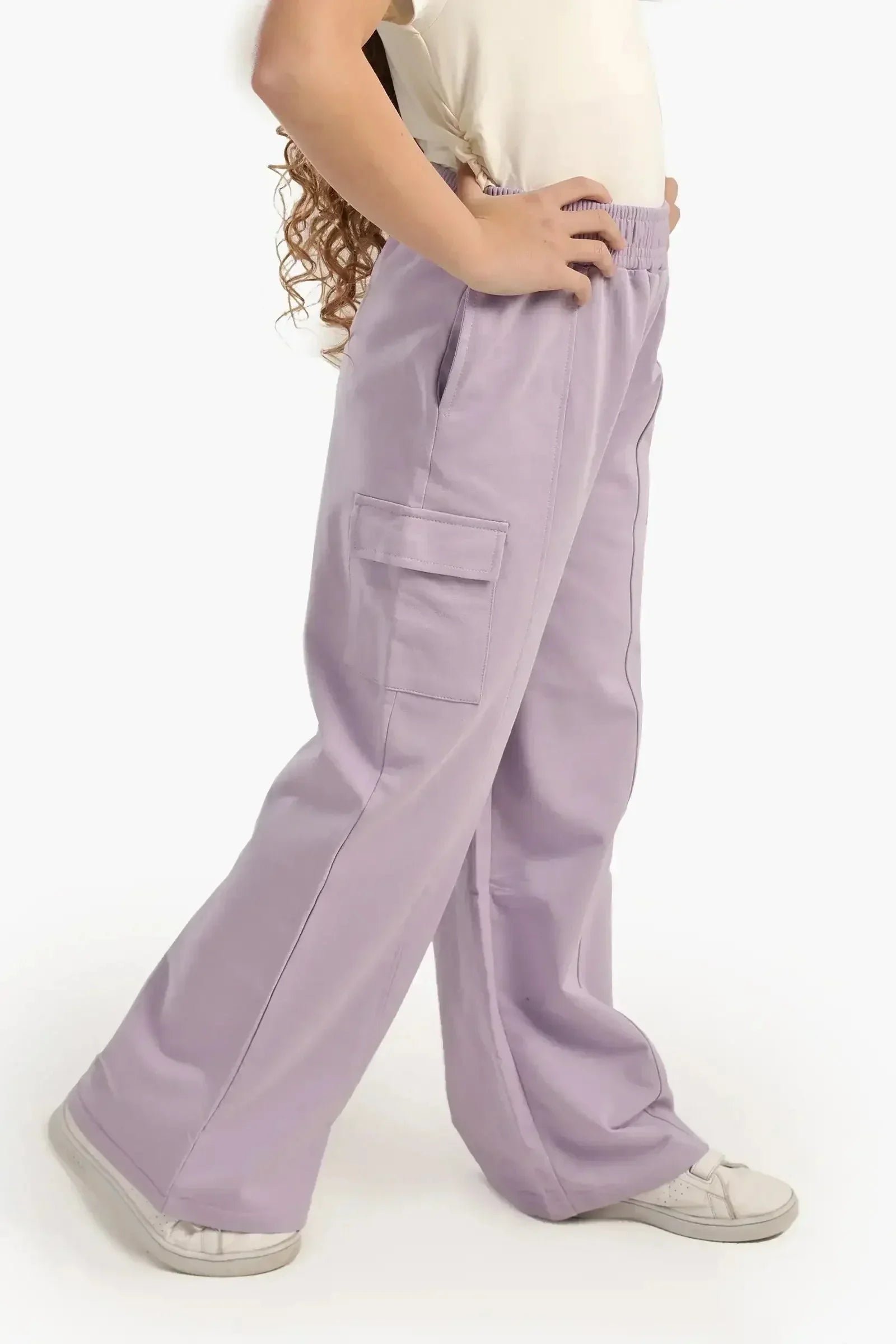 Carina - Girly Wide-Leg Cargo Pants 11