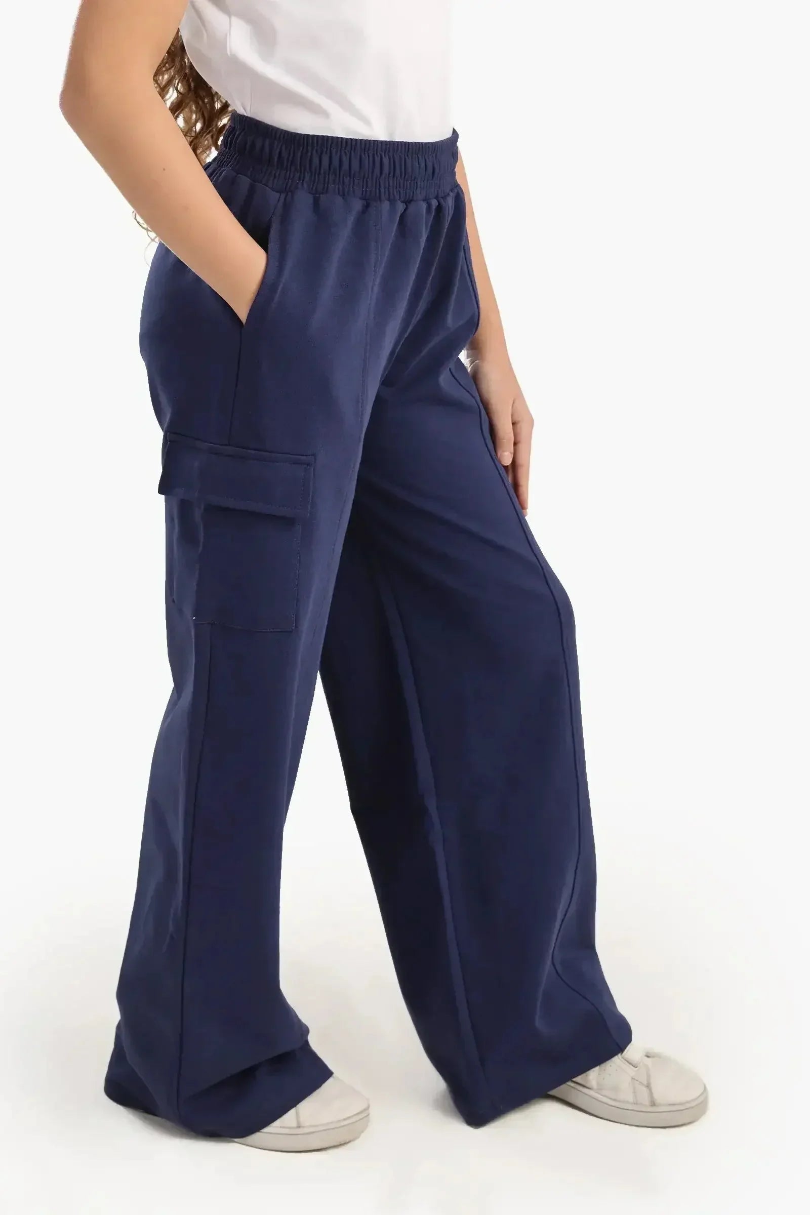 Carina - Girly Wide-Leg Cargo Pants 14
