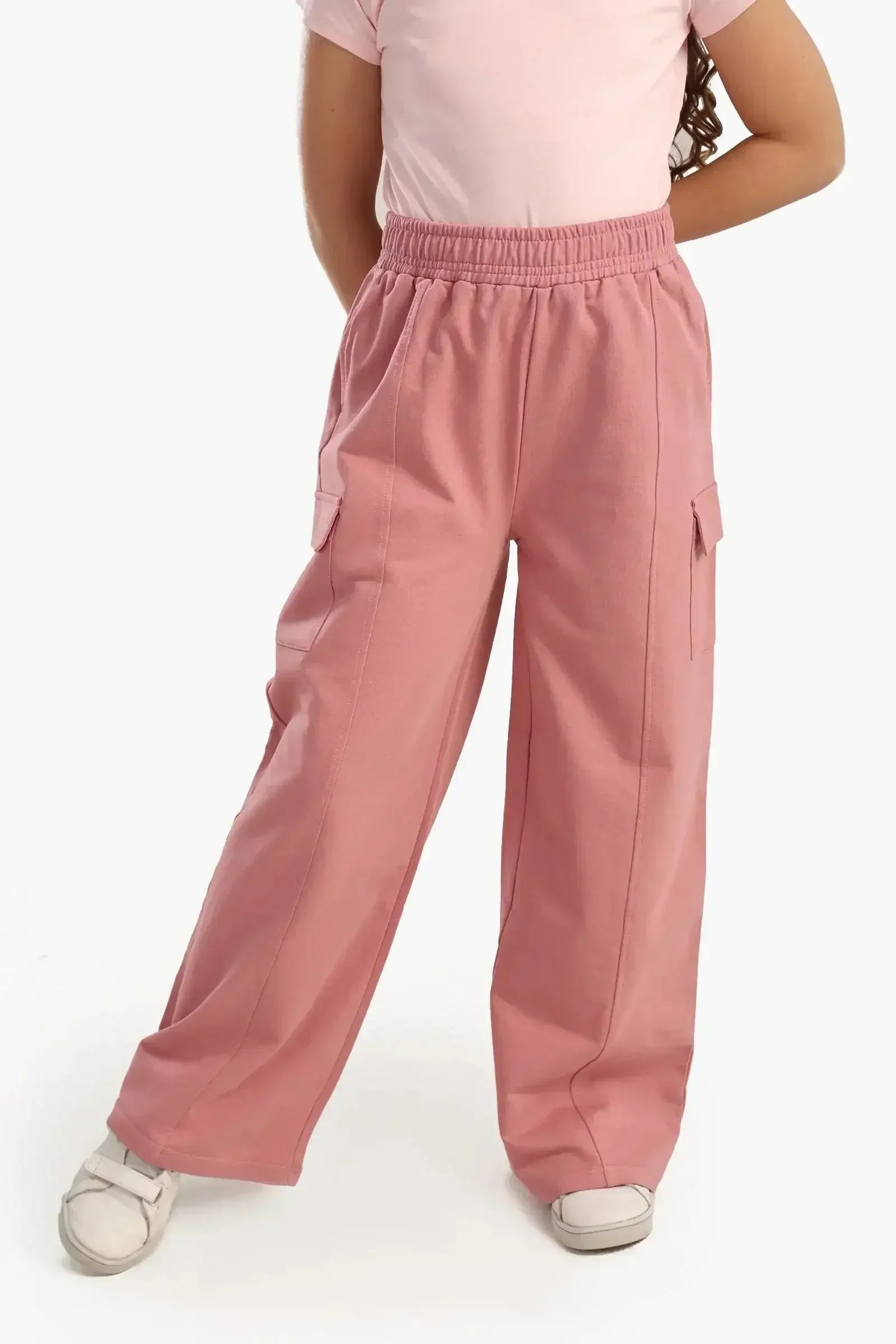 Carina - Girly Wide-Leg Cargo Pants 1