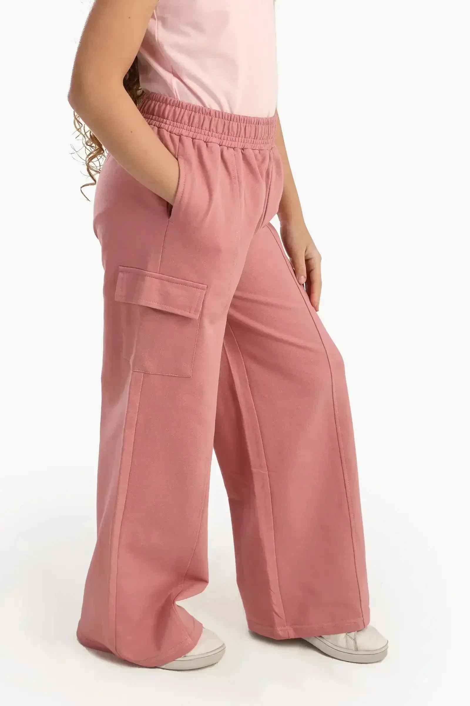 Carina - Girly Wide-Leg Cargo Pants 2