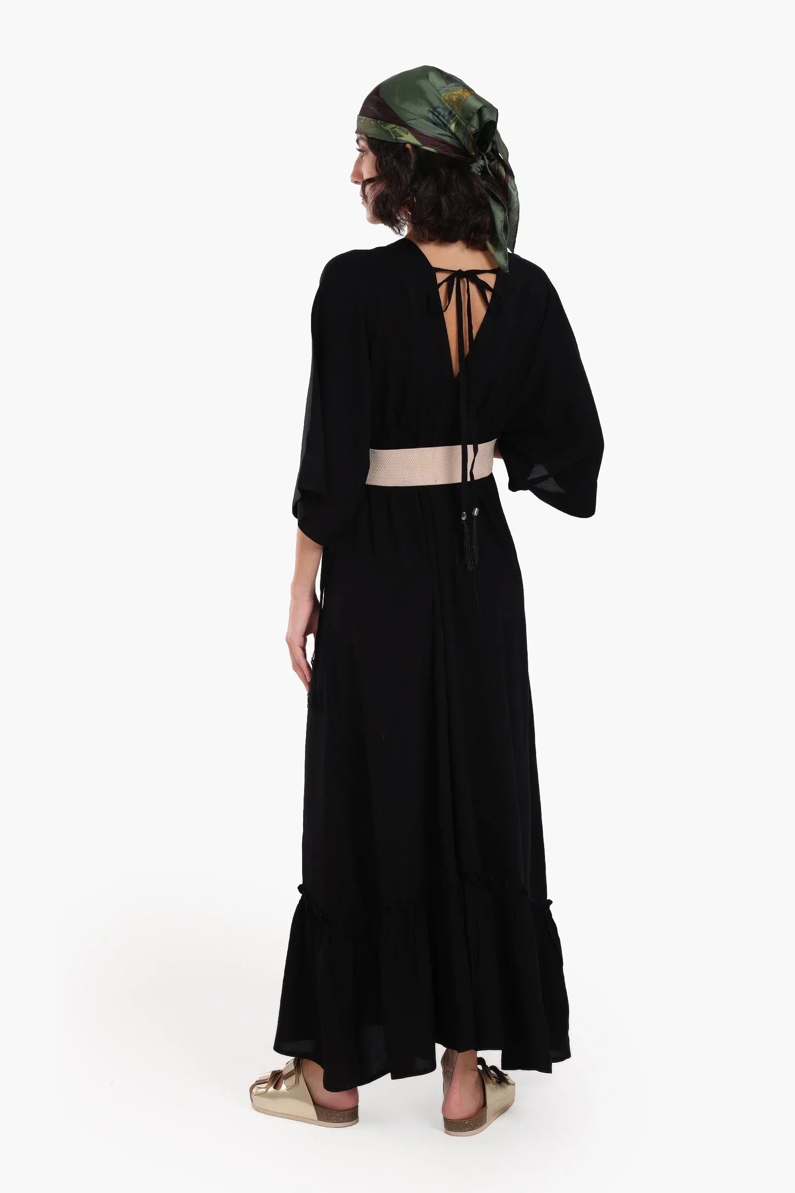Clue - Deep V-Neck Maxi Dress 3