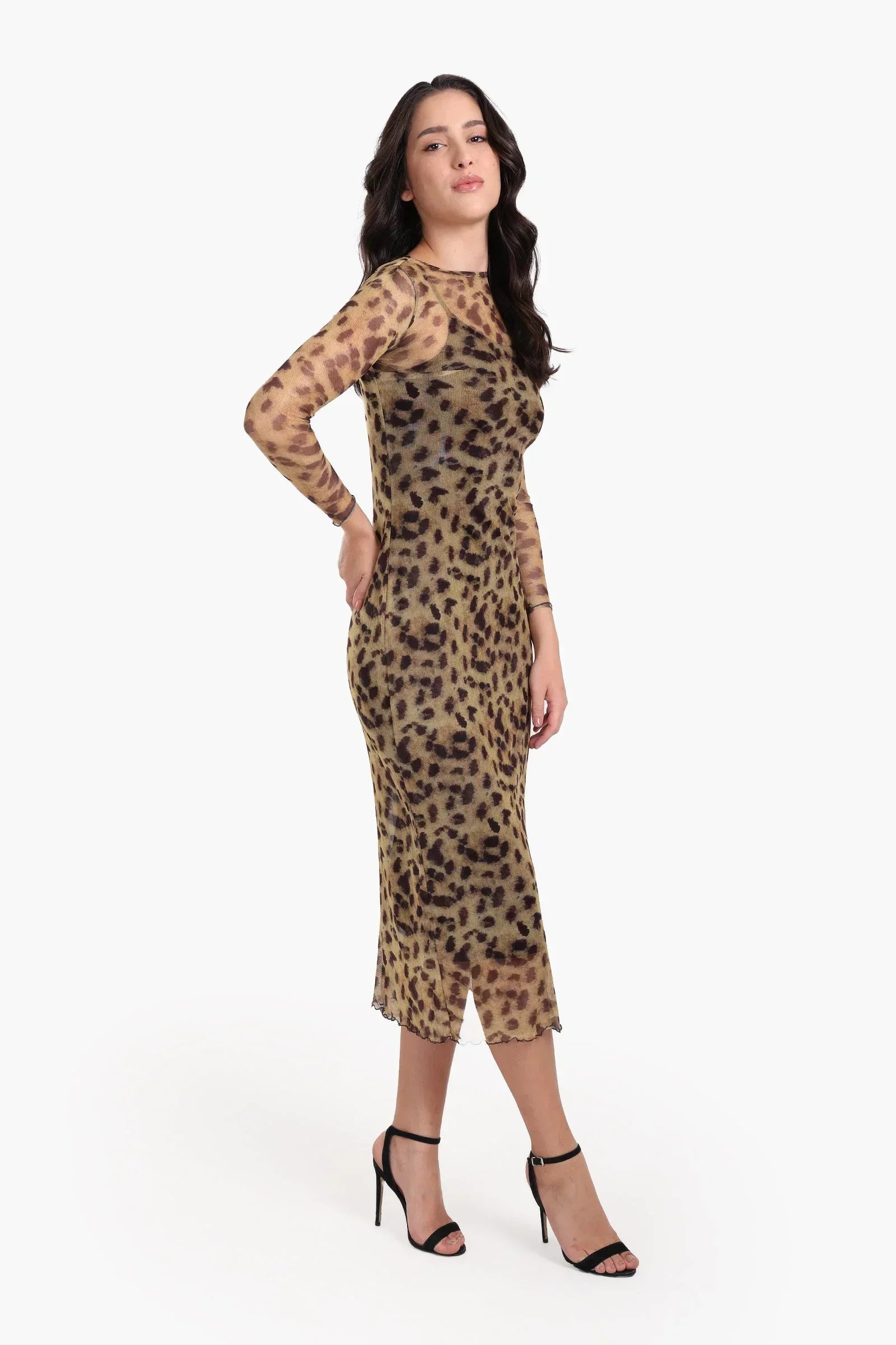 Clue - Leopard Print Bodycon Dress 3