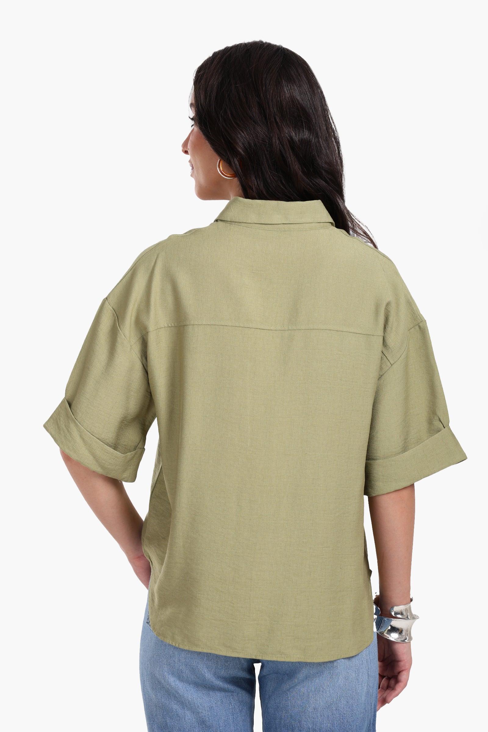 Clue - Folded Short Sleeves Shirt 4