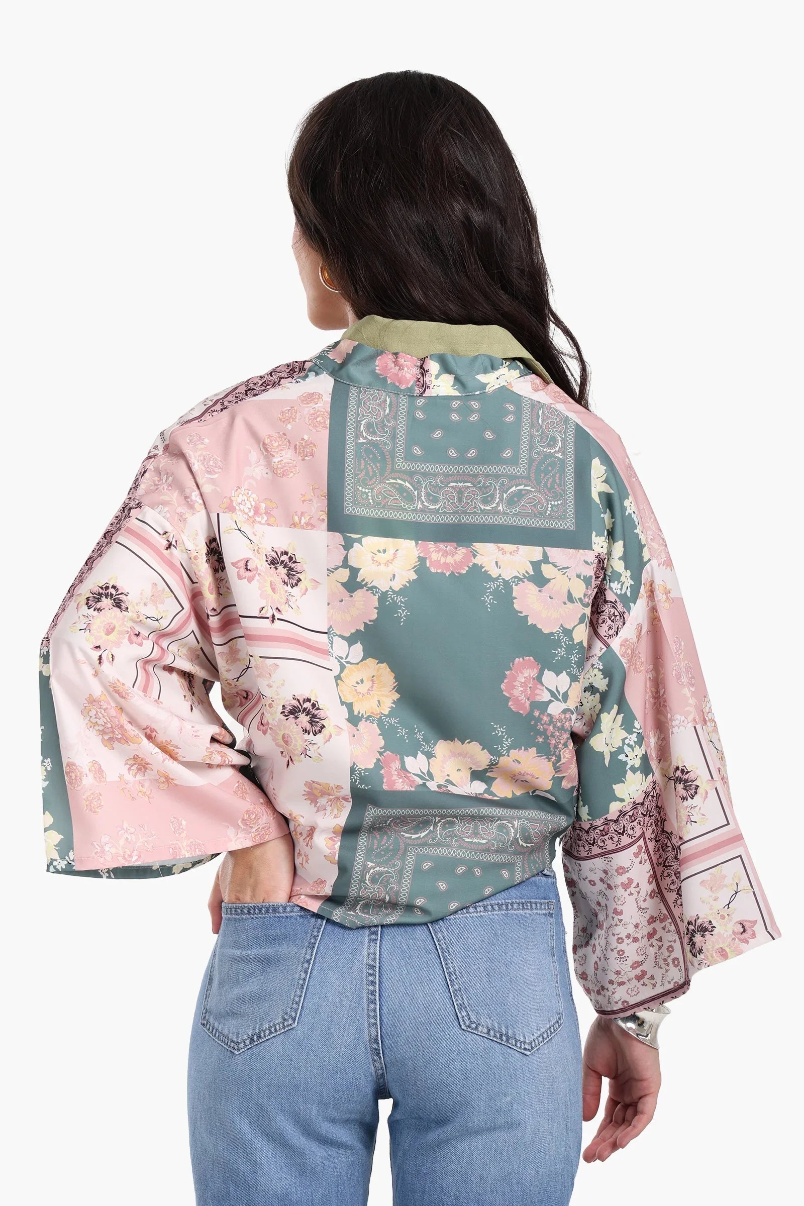 Clue - Floral Patchwork Kimono 3