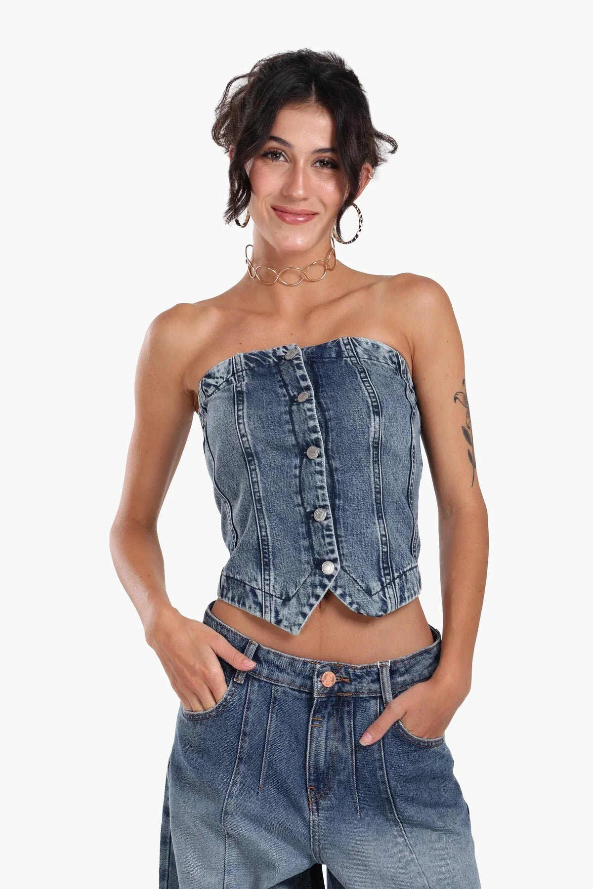 Clue - Tailored Denim Vest 2