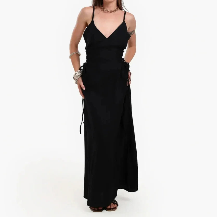 Ruched Sides Beach Dress - Carina 10