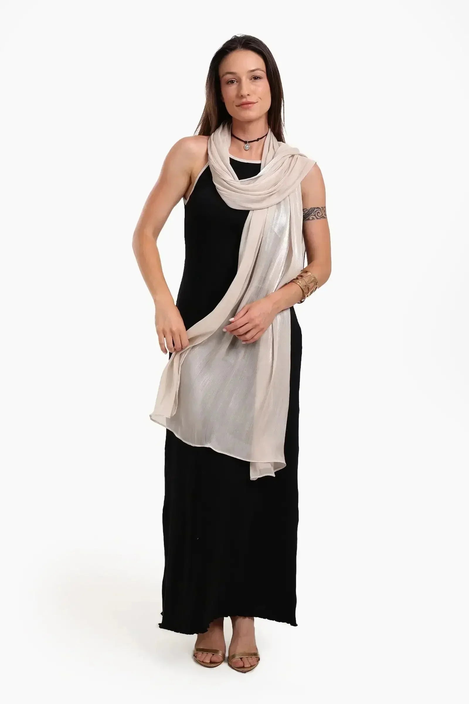 Carina - Organza Crinkle Scarf 11