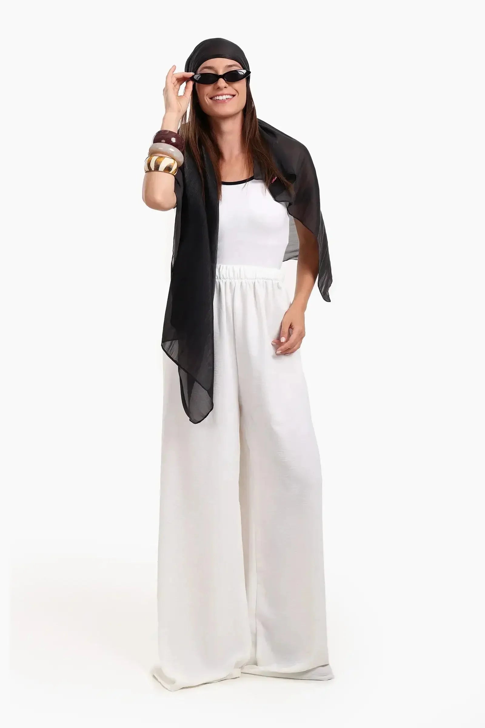 Carina - Organza Crinkle Scarf 14