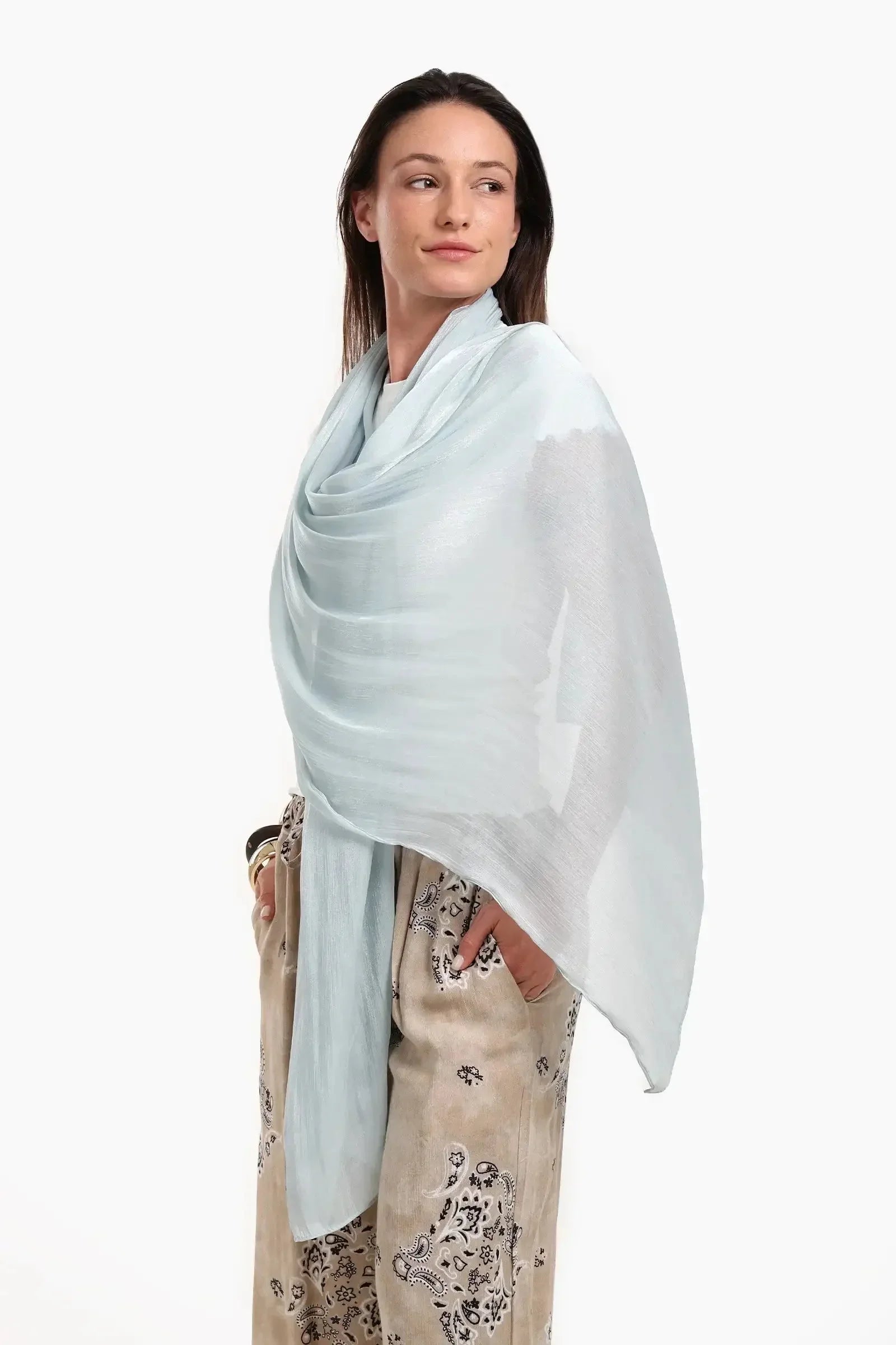 Carina - Organza Crinkle Scarf 9