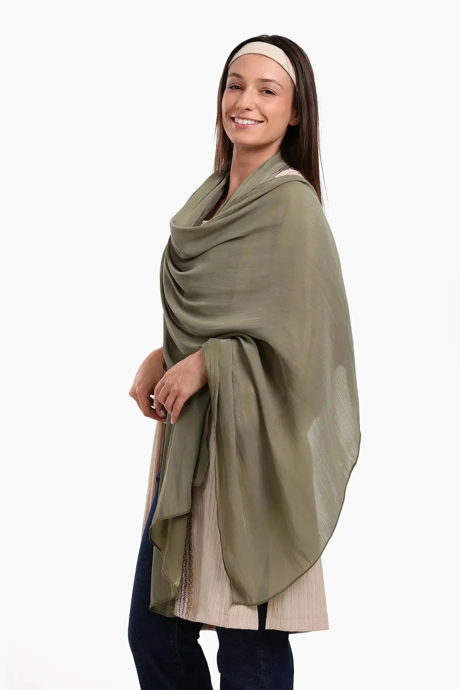 Carina - Organza Crinkle Scarf 6