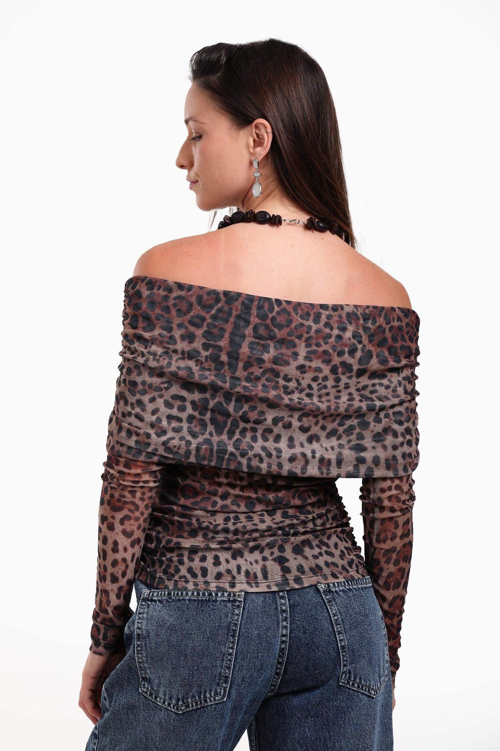 Carina - Off Shoulder Chiffon Top 3
