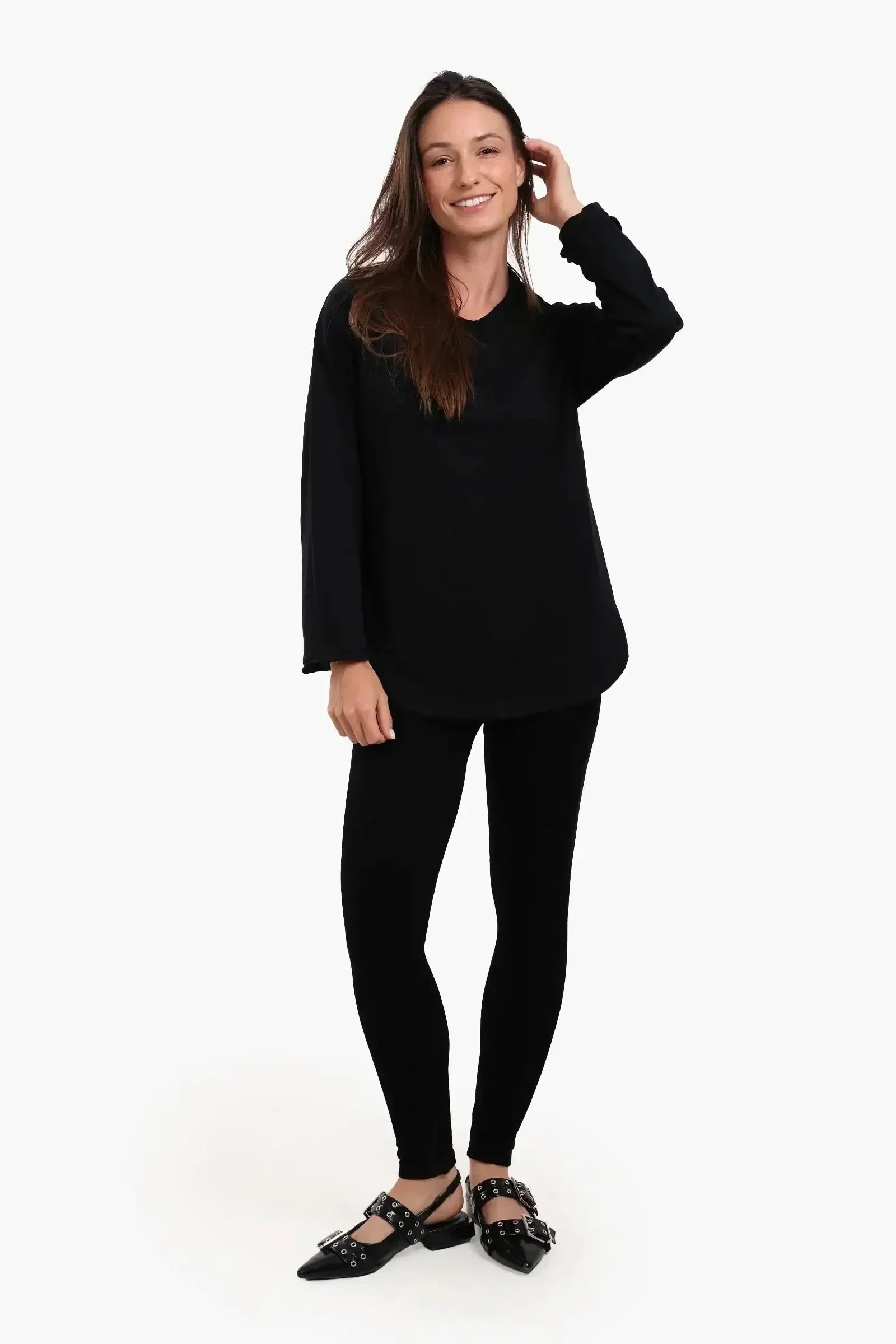 Carina - Casual Long Sleeves T-shirt 10
