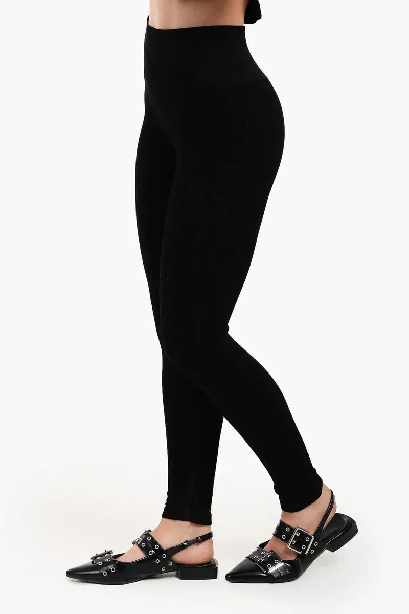 Ribbed High-Waist Leggings - Carina 12
