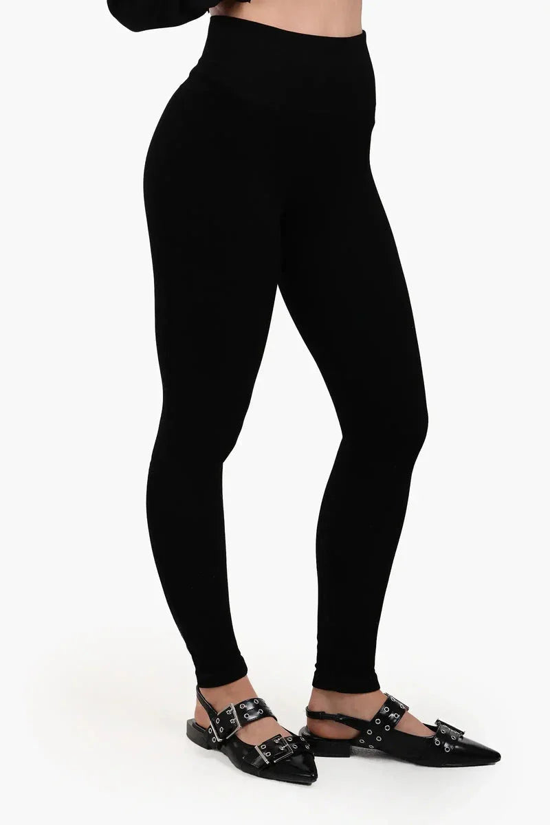 Carina - Ribbed High-Waist Leggings 16