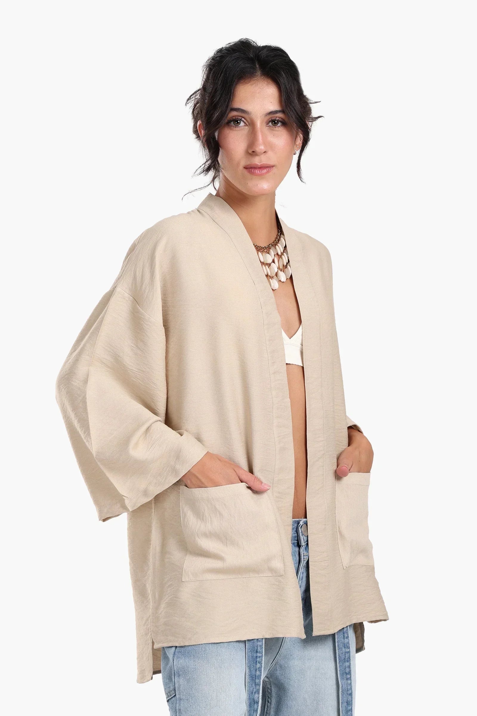 Clue - Wrist Length Sleeves Kimono 6