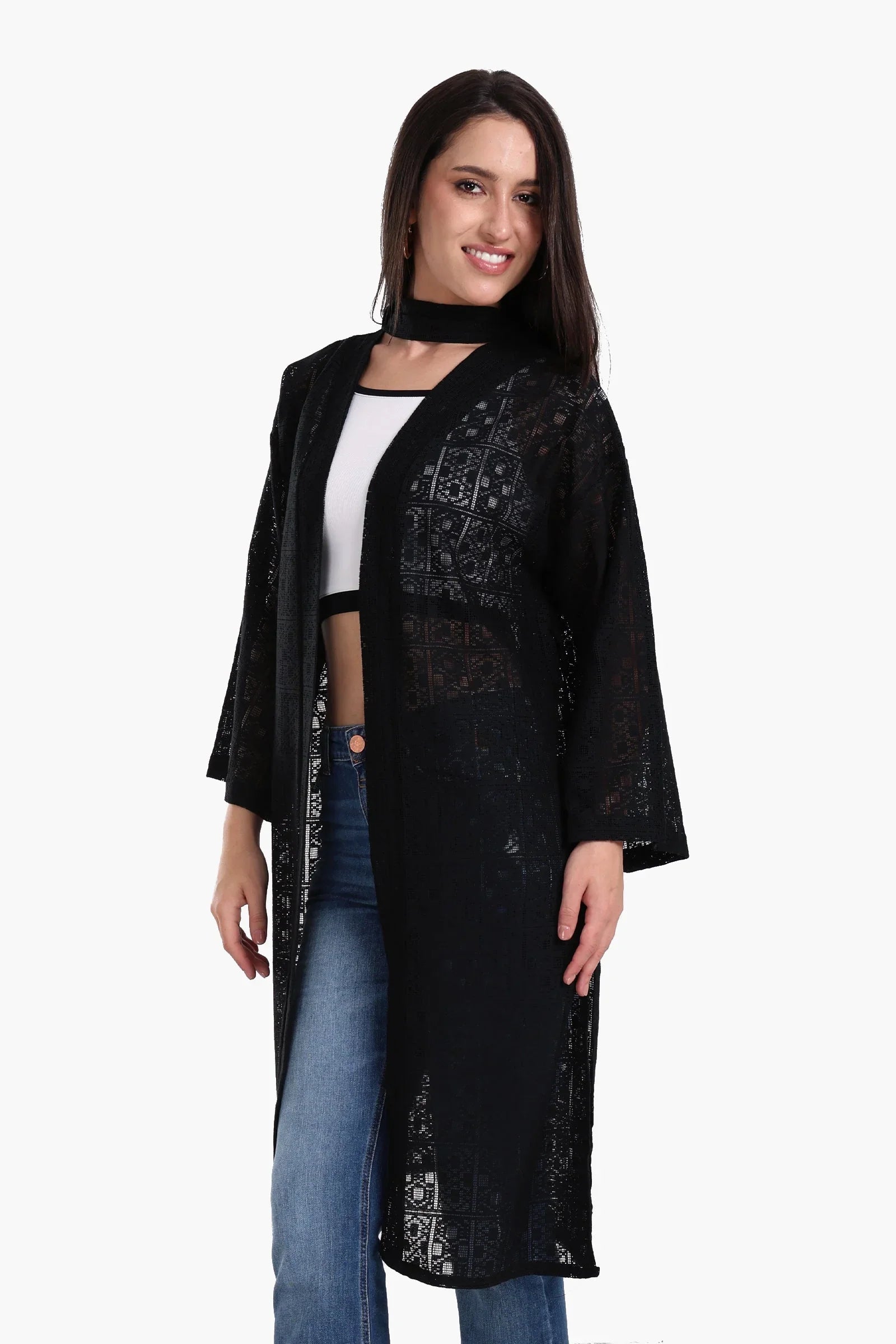 Clue - Lace Pattern Kimono 6