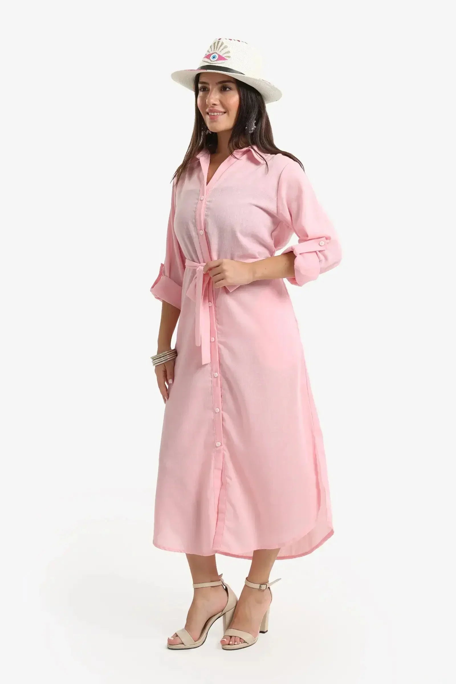 Carina - Beach Dress with Deatchable Belt 6