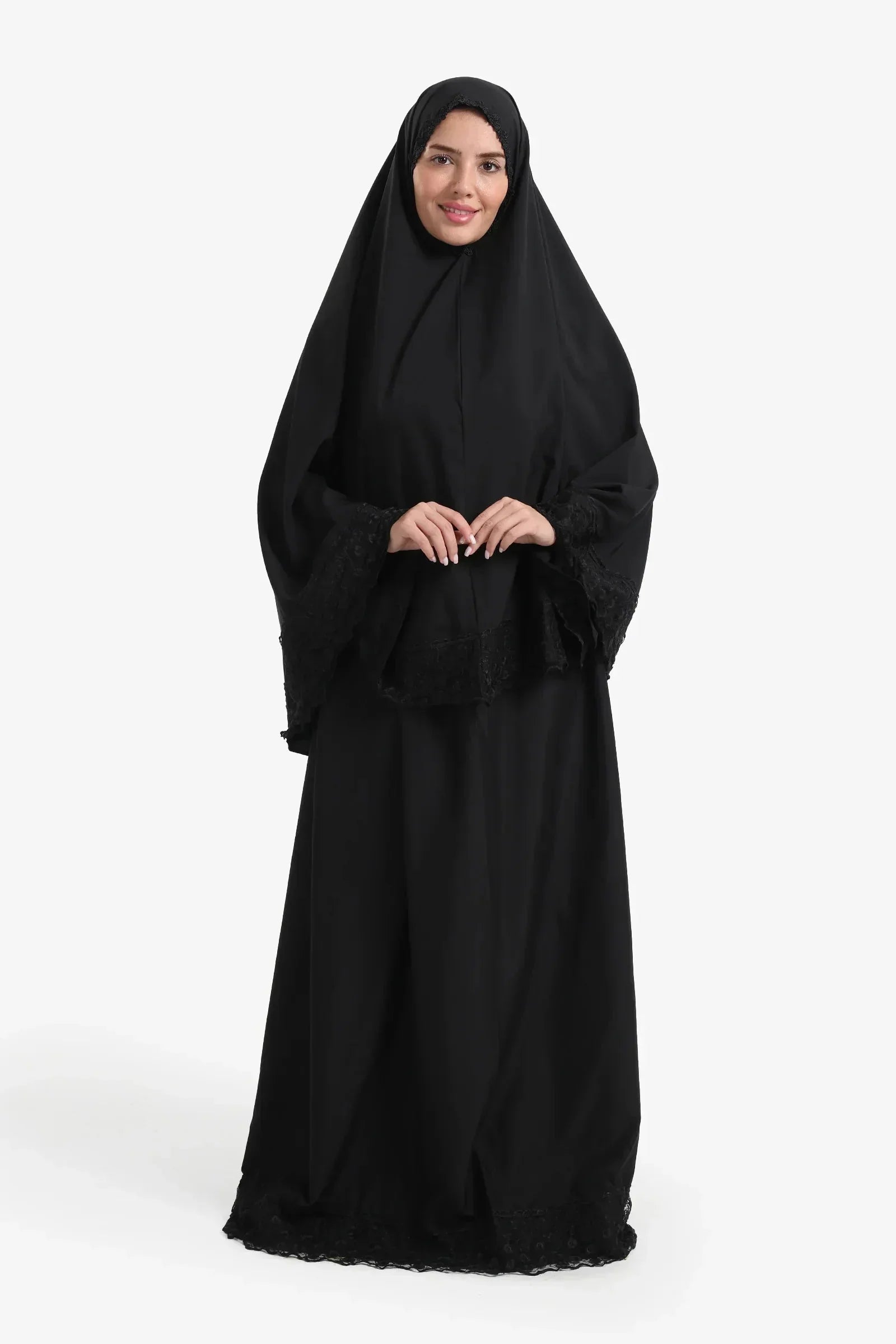 Carina - Prayer Set with Lace Trim 1