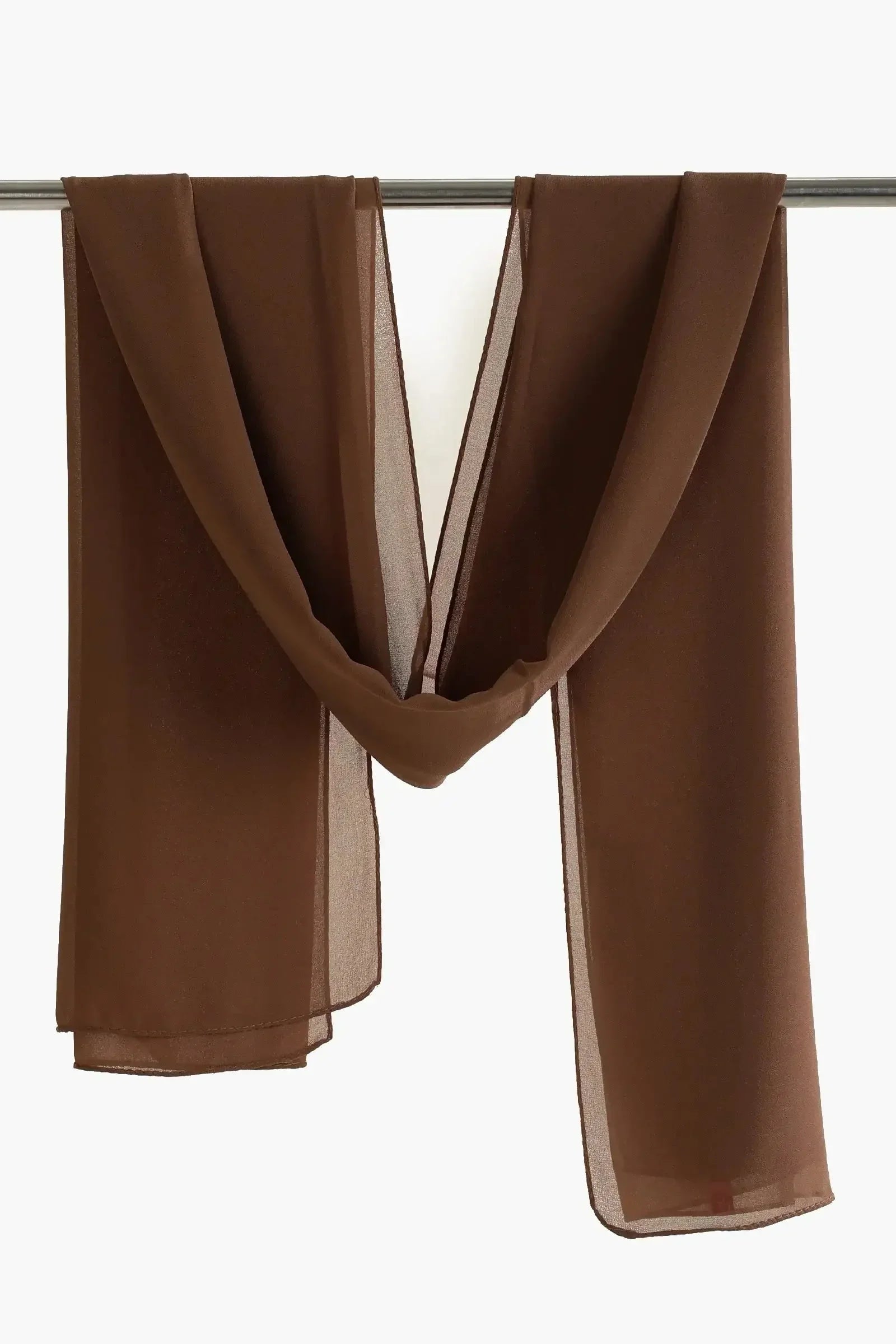 Carina - Solid Pattern Chiffon Scarf 6