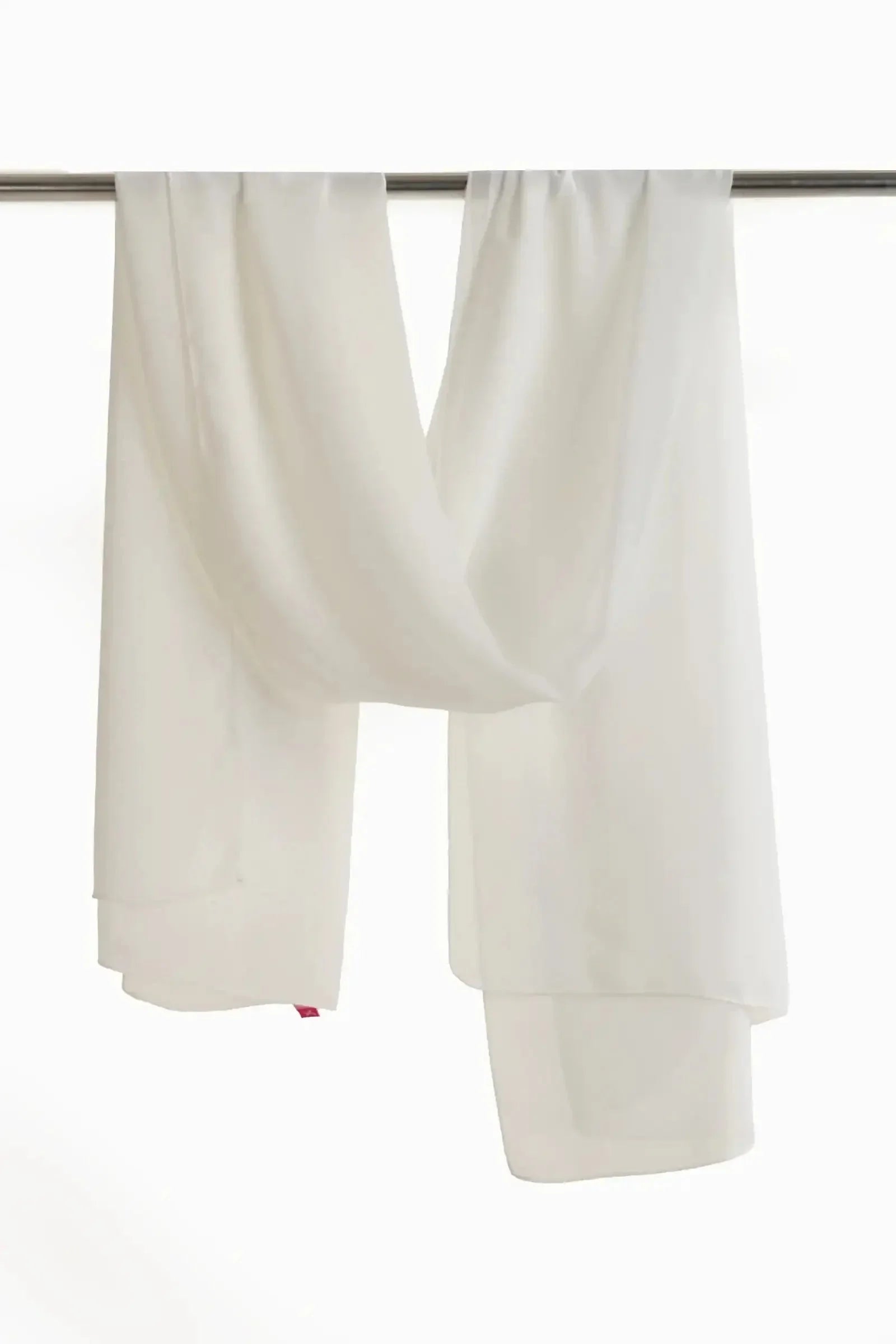 Carina - Solid Pattern Chiffon Scarf 7