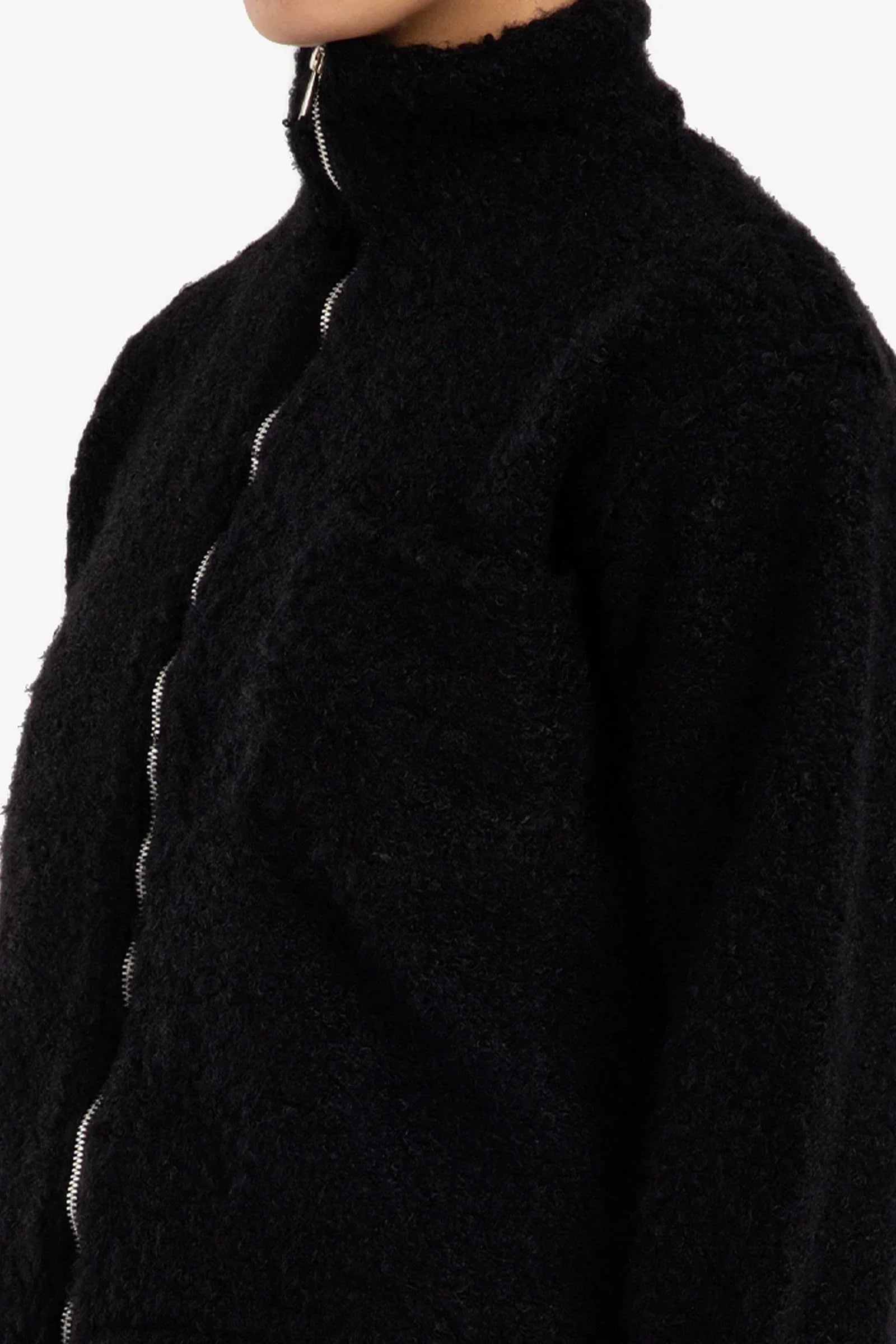 Clue - Stand Collar Wool Jacket 4