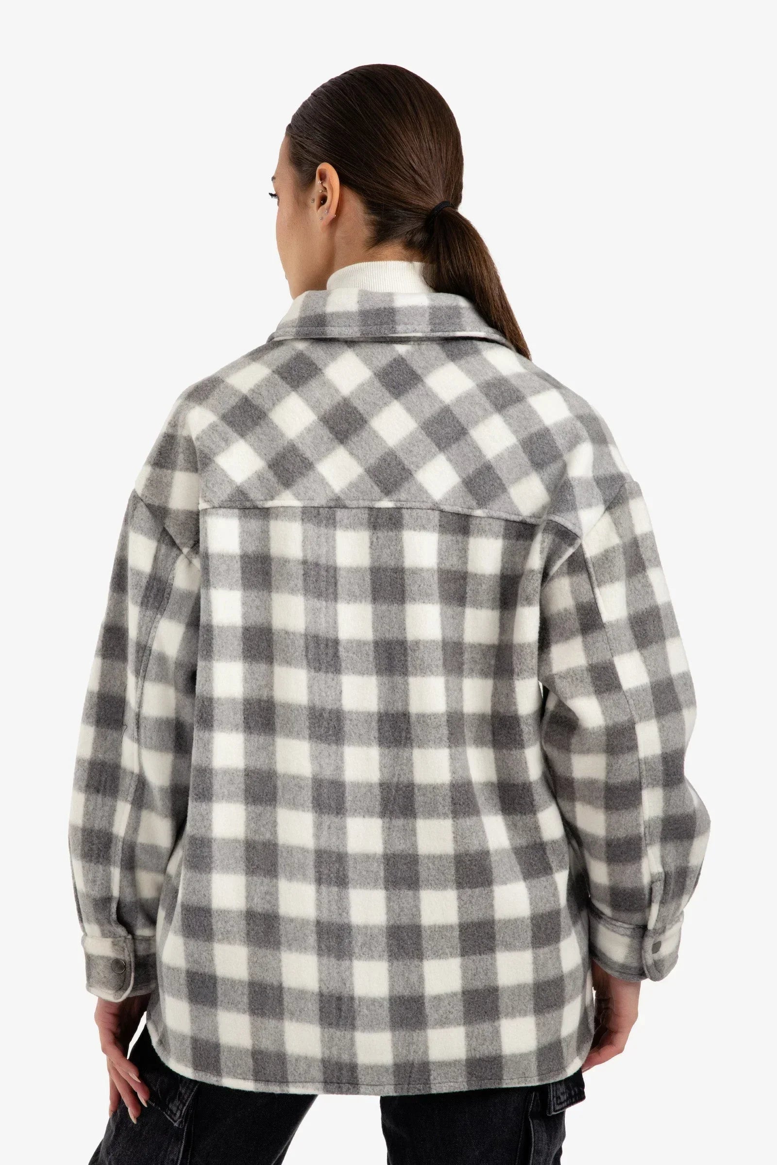 Clue - Plaid Buttoned Overshirt 2