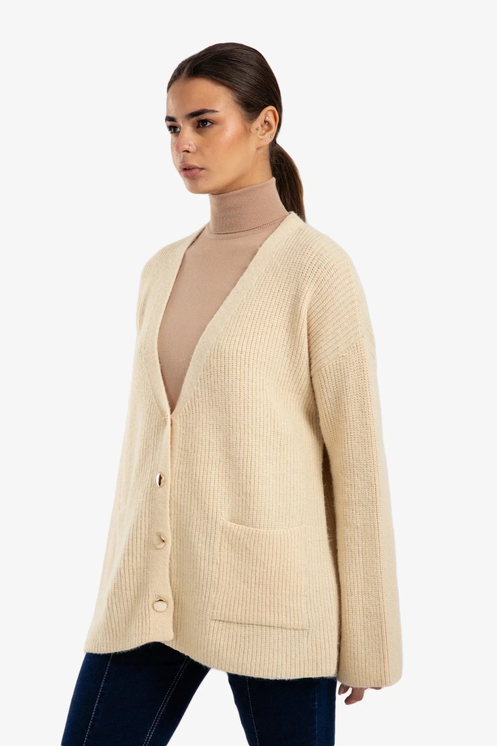 Clue - Button-Down Relaxed Cardigan 6